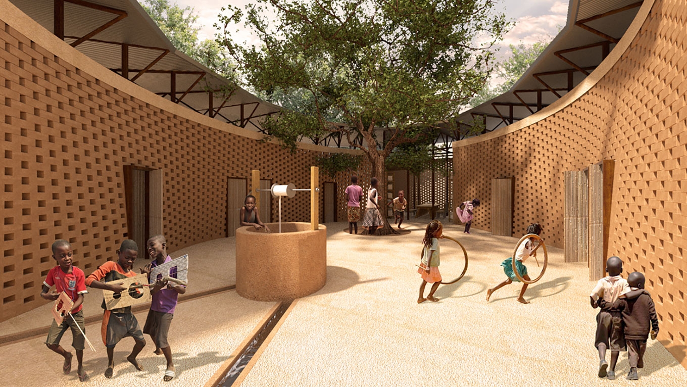 &quot;Collaborative Nest&quot;, πρόταση για ένα σχολείο στη Σενεγάλη, για το διαγωνισμό &quot; Archstorming &amp; Let’s Build My School &quot;