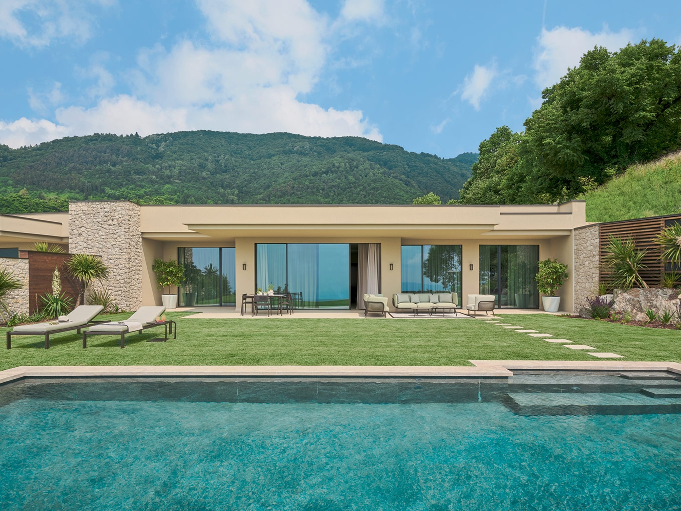 "Sky Pool Villas": Σύγχρονη πολυτέλεια σε διάλογο με το τοπίο