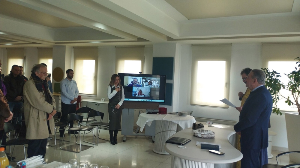 Η κοπή της πρωτοχρονιάτικης πίτας πραγματοποιήθηκε την Παρασκευή 23/01/2026 από την εταιρεία ΔΡΟΜΕΑΣ