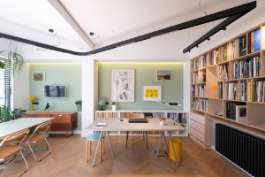 Αρχιτεκτονικό γραφείο σε υφιστάμενο κτίριο: μια μείξη εσωτερικού και εξωτερικού περιβάλλοντος
