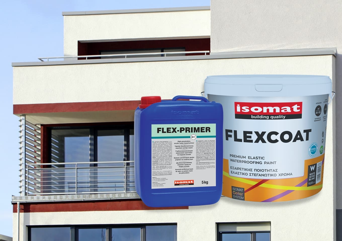FLEX-PRIMER, ISOMAT FLEXCOAT