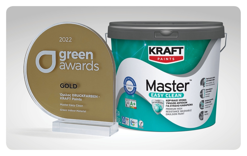 Διπλή διάκριση της Kraft Paints στα Green Awards