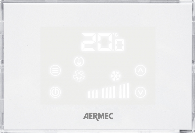 Ολοκληρωμένος έλεγχος και αισθητική σε ισορροπία στο νέο θερμοστάτη της Aermec