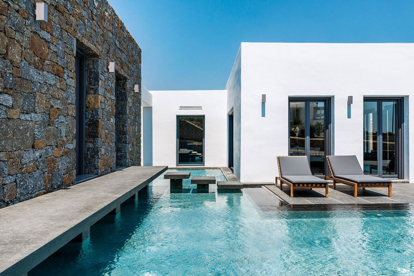 "White Cube", residence in Mykonos