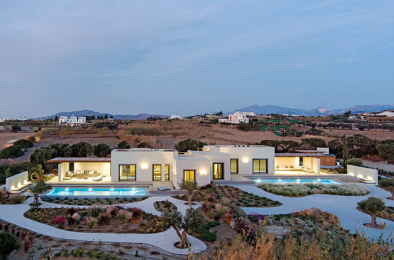 Jardin méditerranéen: Δυοκατοικίες στη Νάξο