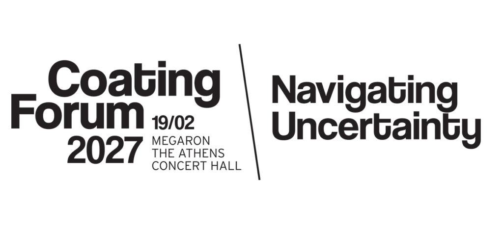 Το Coating Forum 2027 επιστρέφει στις 19 Φεβρουαρίου 2027 στο Μέγαρο Μουσικής Αθηνών. Ξεκίνησε η διάθεση των early bird εισιτηρίων